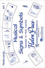 Musical Signs and Symbols Set I 24 Cards 48 Sides Flash Cards Moppet