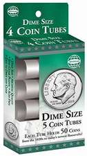 Dime Size 5 Coin Tubes