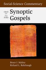 Social-Science Commentary on the Synoptic Gospels: Proposed by the Consultation on Common Texts