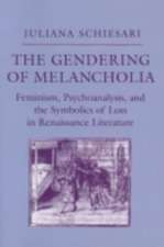 The Gendering of Melancholia – Feminism, Psychoanalysis, and the Symbolics of Loss in Renaissance Literature