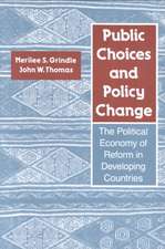 Public Choices and Policy Change