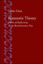 Romantic Theory – Forms of Reflexivity in the Revolutionary Era