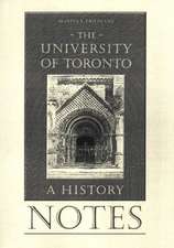 Notes to the Univ of Toronto