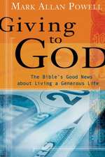 Giving to God