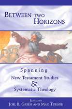 Between Two Horizons: Spanning New Testament Studies and Systematic Theology