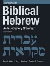 Handbook to Biblical Hebrew