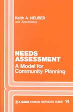 Needs Assessment: A Model for Community Planning