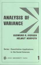 Analysis of Variance