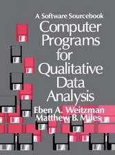 Computer Programs for Qualitative Data Analysis: A Software Sourcebook
