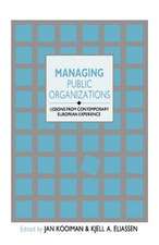 Managing Public Organizations