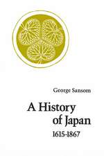 A History of Japan, 1615-1867