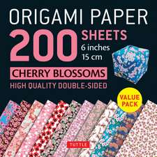 Origami Paper 200 sheets Cherry Blossoms 6