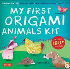 My First Origami Animals Kit: Everything is Included: 60 Folding Sheets, Easy-to-Read Instructions, 180+ Stickers 