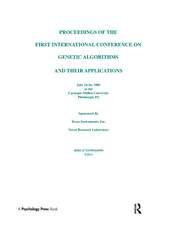 Proceedings of the First International Conference on Genetic Algorithms and their Applications