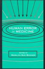 Human Error in Medicine