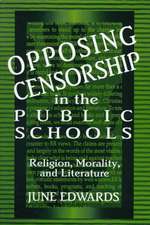 Opposing Censorship in Public Schools: Religion, Morality, and Literature