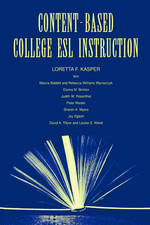 Content-Based College ESL Instruction