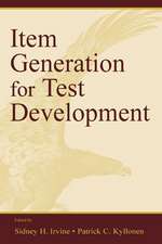 Item Generation for Test Development