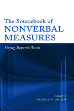 The Sourcebook of Nonverbal Measures: Going Beyond Words