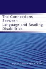 The Connections Between Language and Reading Disabilities