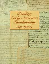 Reading Early American Handwriting