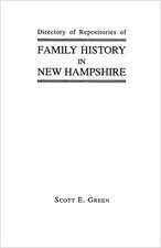 Directory of Repositories of Family History in New Hampshire