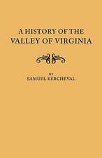 A History of the Valley of Virginia