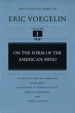 On the Form of the American Mind (CW1)