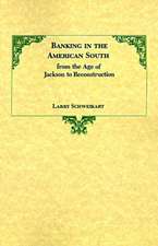 Banking in the American South from the Age of Jackson to Reconstruction