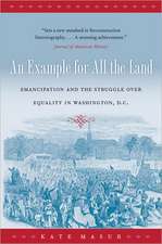 An Example for All the Land: Emancipation and the Struggle Over Equality in Washington, D.C.