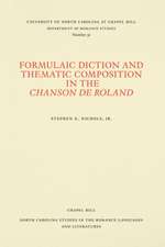 Formulaic Diction and Thematic Composition in the Chanson de Roland