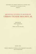 Medieval Studies in Honor of Urban Tigner Holmes, Jr.