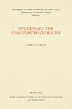 Studies on the Cancionero de Baena