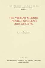 The Vibrant Silence in Jorge Guillén's Aire nuestro