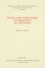 Style and Structure in Gracián's El Criticón