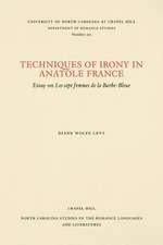 Techniques of Irony in Anatole France