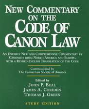 New Commentary on the Code of Canon Law (Study Edition)