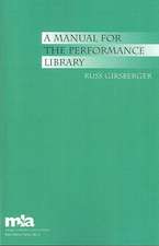 Manual for the Performance Library