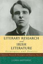 Literary Research and Irish Literature