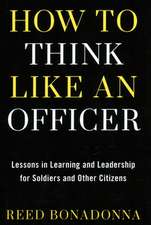 HOW TO THINK LIKE AN OFFICERLCB