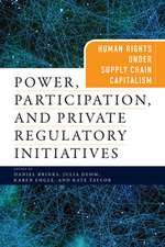 Power, Participation, and Private Regulatory Ini – Human Rights Under Supply Chain Capitalism