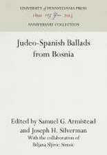 Judeo–Spanish Ballads from Bosnia