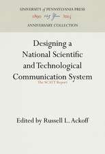 Designing a National Scientific and Technologica – The SCATT Report