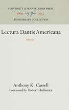 Lectura Dantis Americana – Inferno I