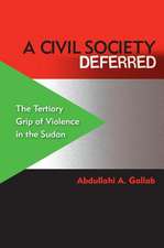 A Civil Society Deferred: The Tertiary Grip of Violence in the Sudan