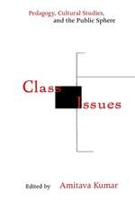 Class Issues – Pedagogy, Cultural Studies, and the Public Sphere