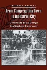 From Congregation Town to Industrial City – Culture and Social Change in a Southern Community