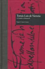 Toms Luis de Victoria: A Guide to Research