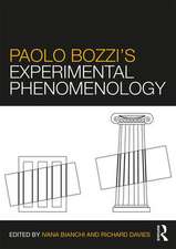 Paolo Bozzi’s Experimental Phenomenology