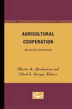 Agricultural Cooperation: Selected Readings